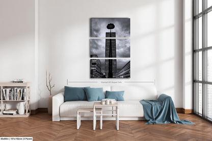 Tulsa Oklahoma Skyline Wall Art, Tulsa Skyline Art, Tulsa Art Print, Tulsa Artificial Cloud, Tulsa Center of the Universe