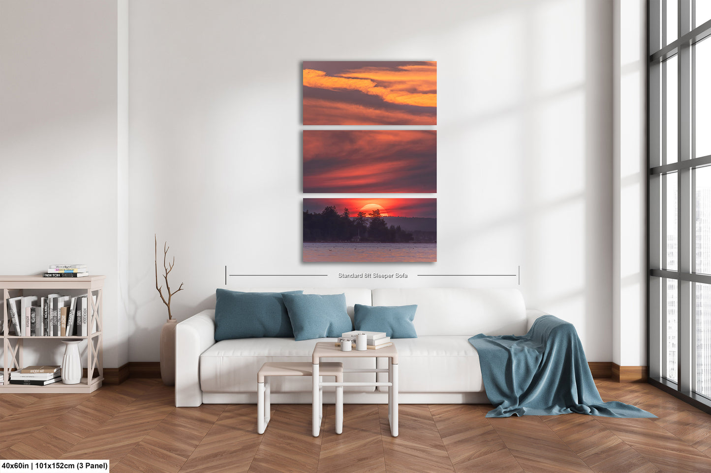 Sunset Sunrise Red Sun Clouds Dramatic Canvas Acrylic Brushed Metal Photo Print Spectacular Wall Art