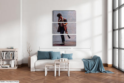 Eddie Van Halen Canvas Print | Rock 'n Roll Photo Art | Wall Art Photography | Van Halen Hanging Wall Art