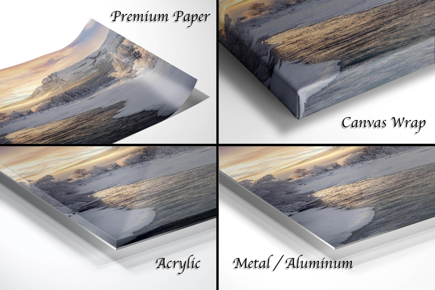 Mountains Landscape Wall Art Winter Mountain Photo Prints Landscape Mountain Wall Decor Home or Office