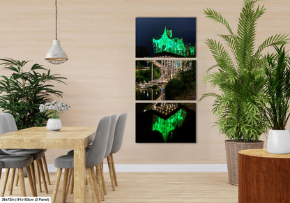 Tulsa Art Print, Tulsa Gathering Place, Tulsa Photo, Tulsa Art, Tulsa Wall Decor, Tulsa Oklahoma Art, Tulsa Print, Tulsa Night Photograph