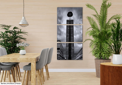Tulsa Oklahoma Skyline Wall Art, Tulsa Skyline Art, Tulsa Art Print, Tulsa Artificial Cloud, Tulsa Center of the Universe