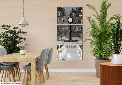 Rotary Club Canada Clock Street View Barrie Landmark Waterfront City Cape Canvas Print Photo Wall Art Fine Art Photography Decor New York