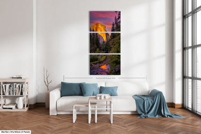El Capitan by Night, , Yosemite National Park, California