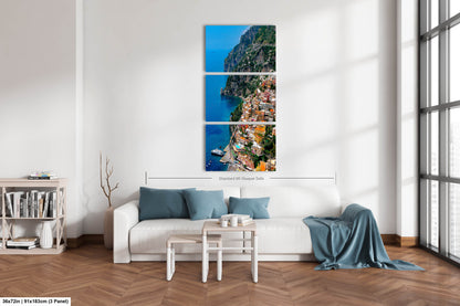 Positano Italy Canvas Print, Italy Photography, Amalfi Coast Photo, Photo Art, Positano Photography, Vertical Wall Art