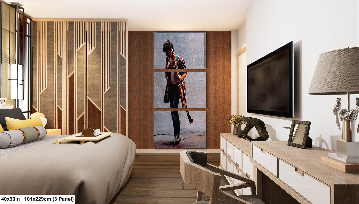 Eddie Van Halen Canvas Print | Rock 'n Roll Photo Art | Wall Art Photography | Van Halen Hanging Wall Art
