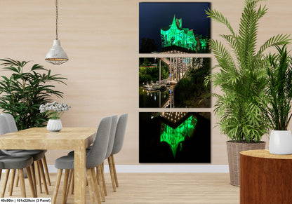 Tulsa Art Print, Tulsa Gathering Place, Tulsa Photo, Tulsa Art, Tulsa Wall Decor, Tulsa Oklahoma Art, Tulsa Print, Tulsa Night Photograph