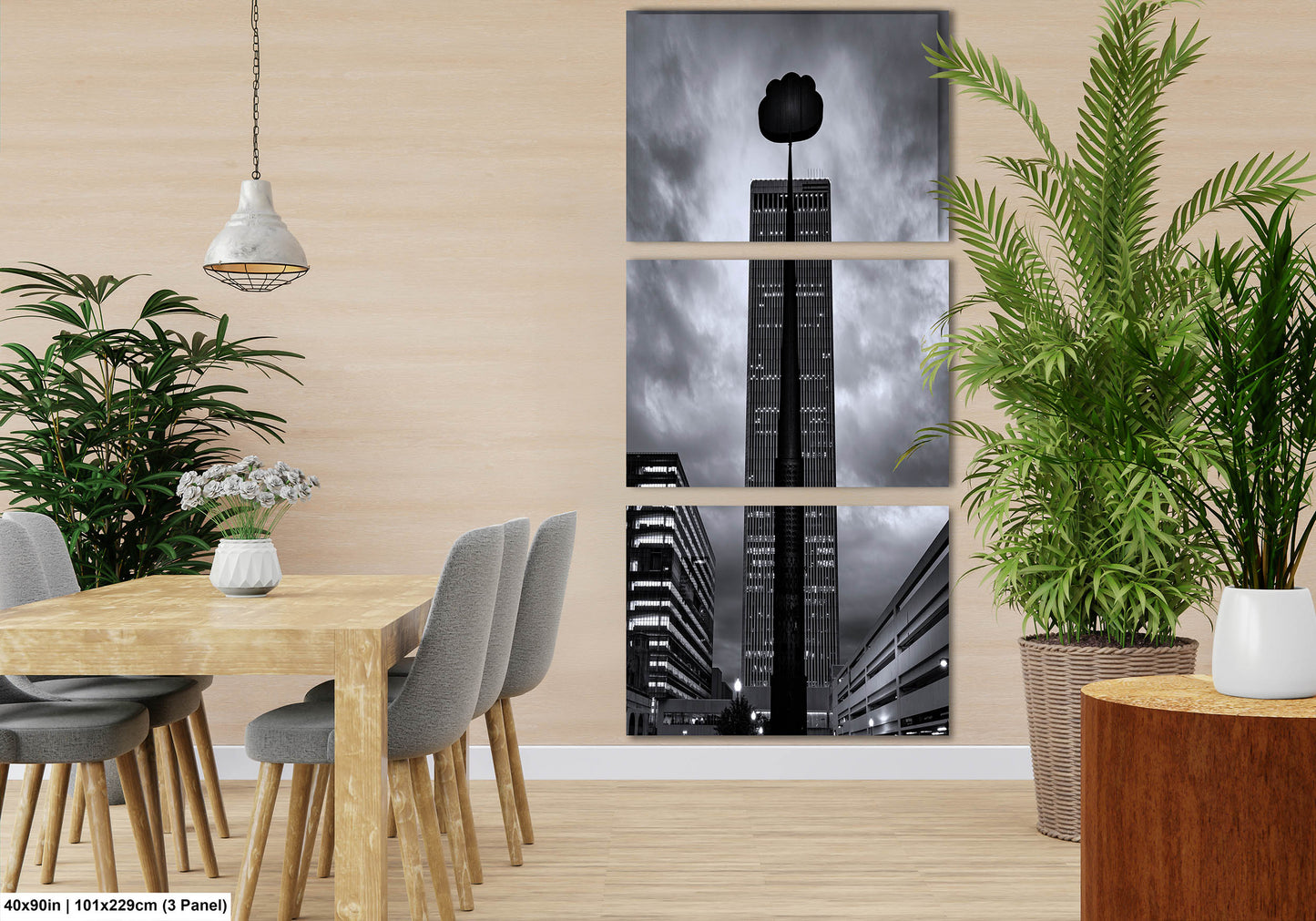 Tulsa Oklahoma Skyline Wall Art, Tulsa Skyline Art, Tulsa Art Print, Tulsa Artificial Cloud, Tulsa Center of the Universe