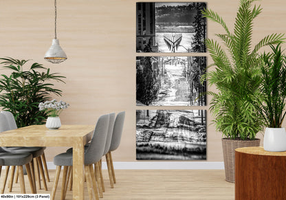 Spirit Catcher Landmark Barrie Iconic GO Train GO Transit Canvas Photo Fine Art Photography Picture Print Present Ron Baird
