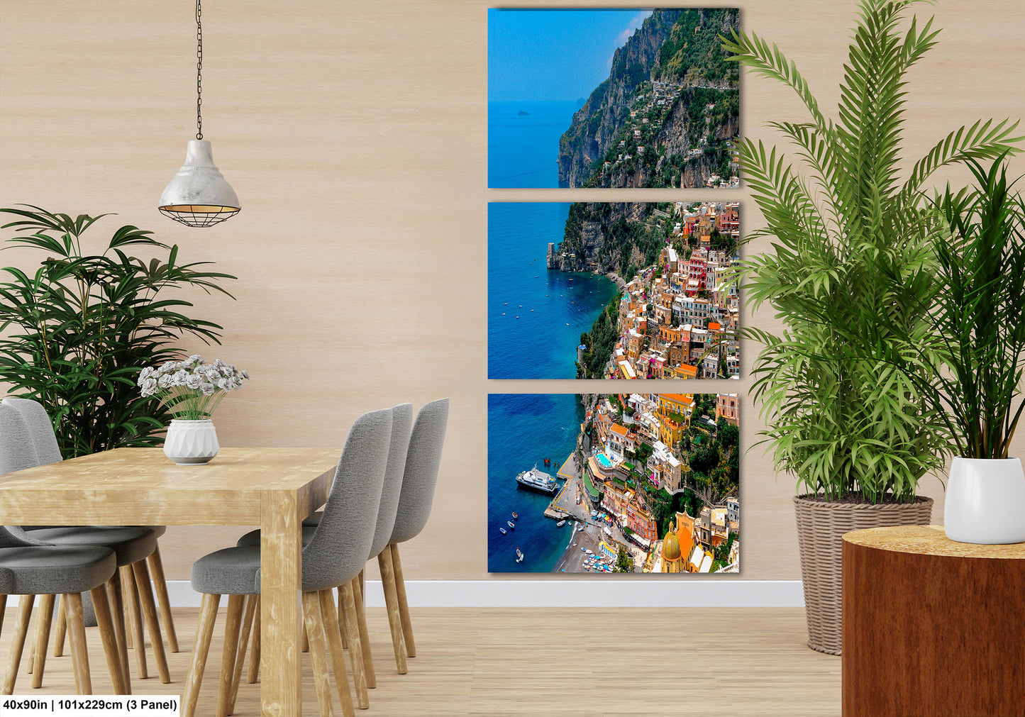 Positano Italy Canvas Print, Italy Photography, Amalfi Coast Photo, Photo Art, Positano Photography, Vertical Wall Art