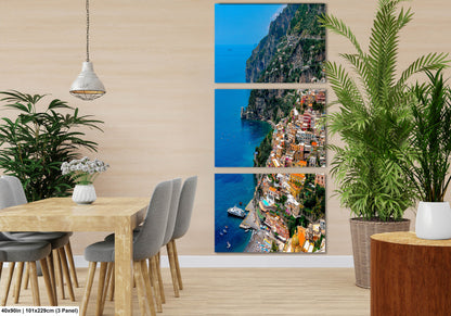 Positano Italy Canvas Print, Italy Photography, Amalfi Coast Photo, Photo Art, Positano Photography, Vertical Wall Art