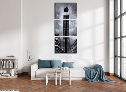 Tulsa Oklahoma Skyline Wall Art, Tulsa Skyline Art, Tulsa Art Print, Tulsa Artificial Cloud, Tulsa Center of the Universe