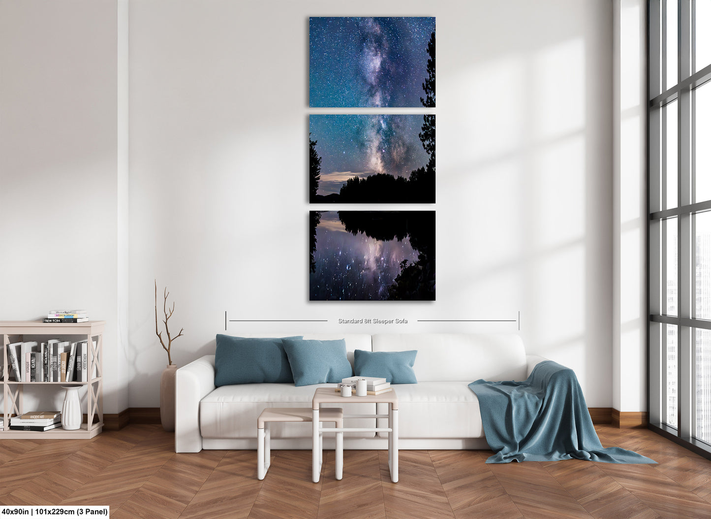 Milky Way Canvas Muskoka Fine Art Night Photo Northern Ontario Lake Reflection Print Sky Photo