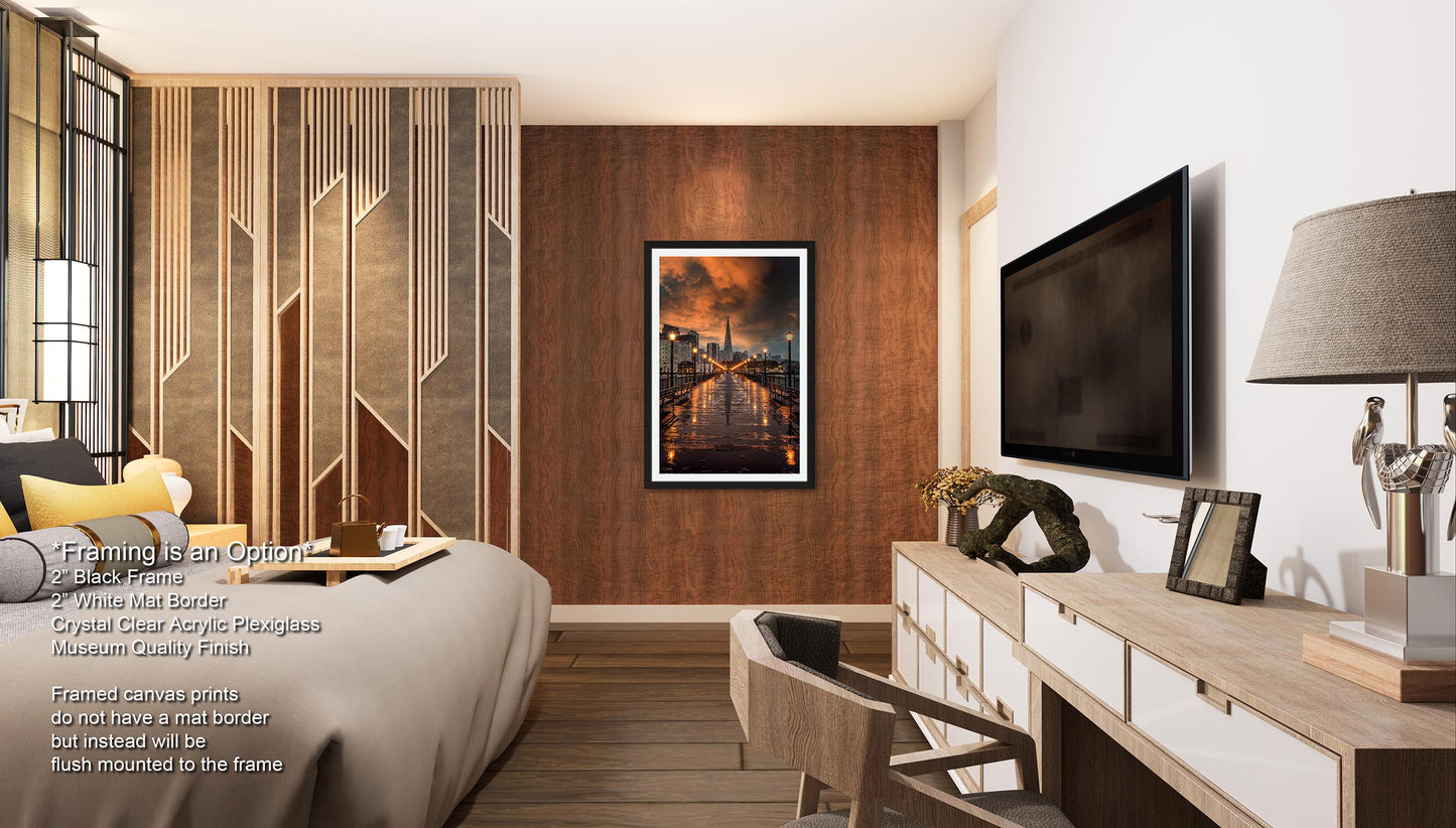 San Francisco Canvas Wall Art Photo Print Sunset Wall Decor Home Wall Decor Office Decor Skyline Wall Art