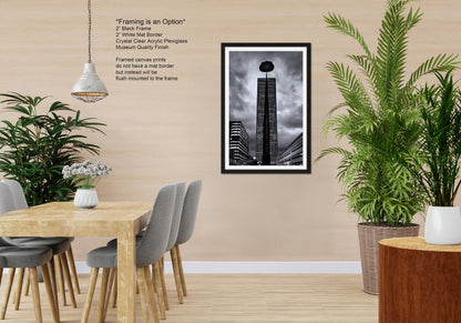 Tulsa Oklahoma Skyline Wall Art, Tulsa Skyline Art, Tulsa Art Print, Tulsa Artificial Cloud, Tulsa Center of the Universe