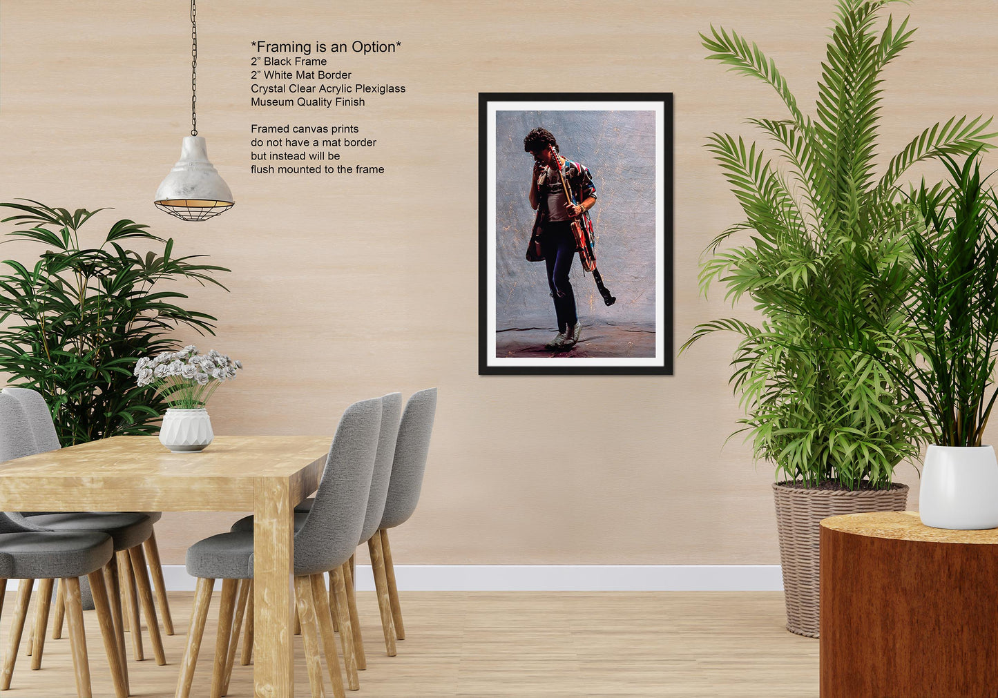 Eddie Van Halen Canvas Print | Rock 'n Roll Photo Art | Wall Art Photography | Van Halen Hanging Wall Art