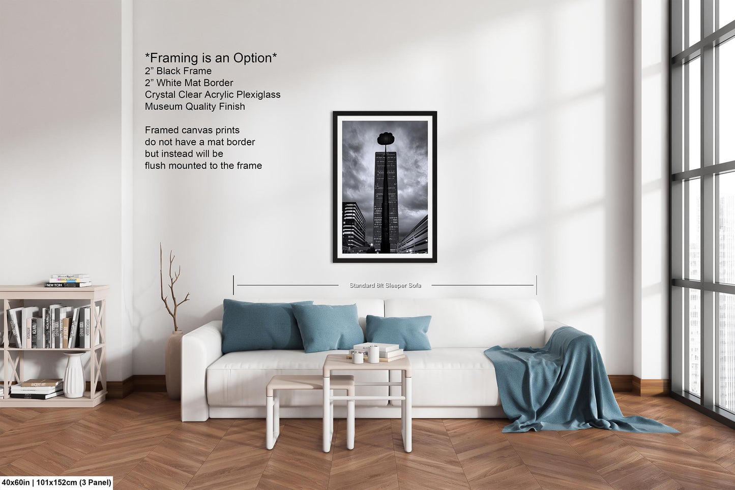 Tulsa Oklahoma Skyline Wall Art, Tulsa Skyline Art, Tulsa Art Print, Tulsa Artificial Cloud, Tulsa Center of the Universe
