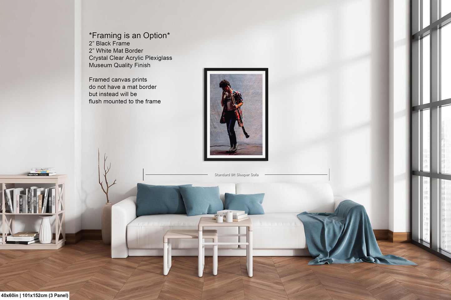 Eddie Van Halen Canvas Print | Rock 'n Roll Photo Art | Wall Art Photography | Van Halen Hanging Wall Art