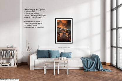 San Francisco Canvas Wall Art Photo Print Sunset Wall Decor Home Wall Decor Office Decor Skyline Wall Art
