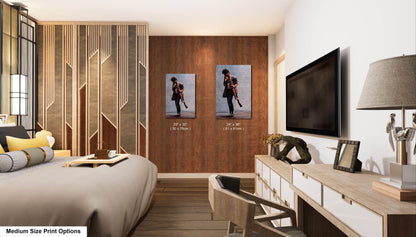 Eddie Van Halen Canvas Print | Rock 'n Roll Photo Art | Wall Art Photography | Van Halen Hanging Wall Art