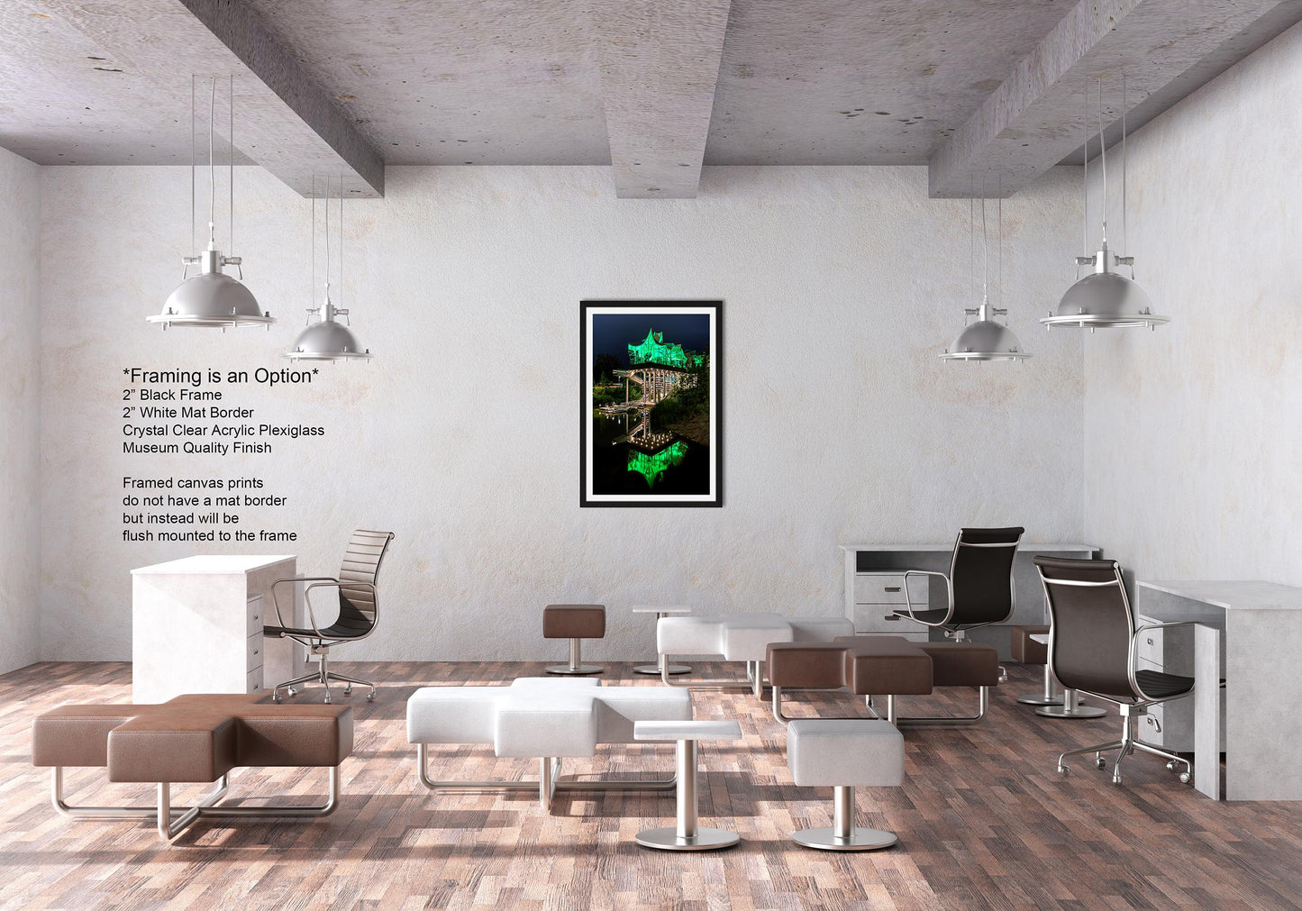 Tulsa Art Print, Tulsa Gathering Place, Tulsa Photo, Tulsa Art, Tulsa Wall Decor, Tulsa Oklahoma Art, Tulsa Print, Tulsa Night Photograph