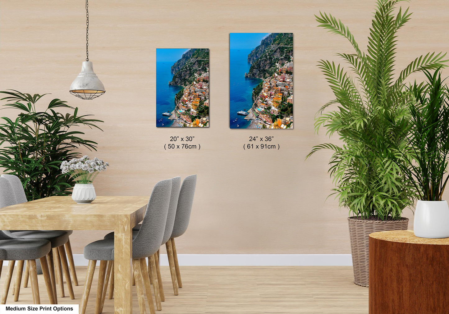 Positano Italy Canvas Print, Italy Photography, Amalfi Coast Photo, Photo Art, Positano Photography, Vertical Wall Art