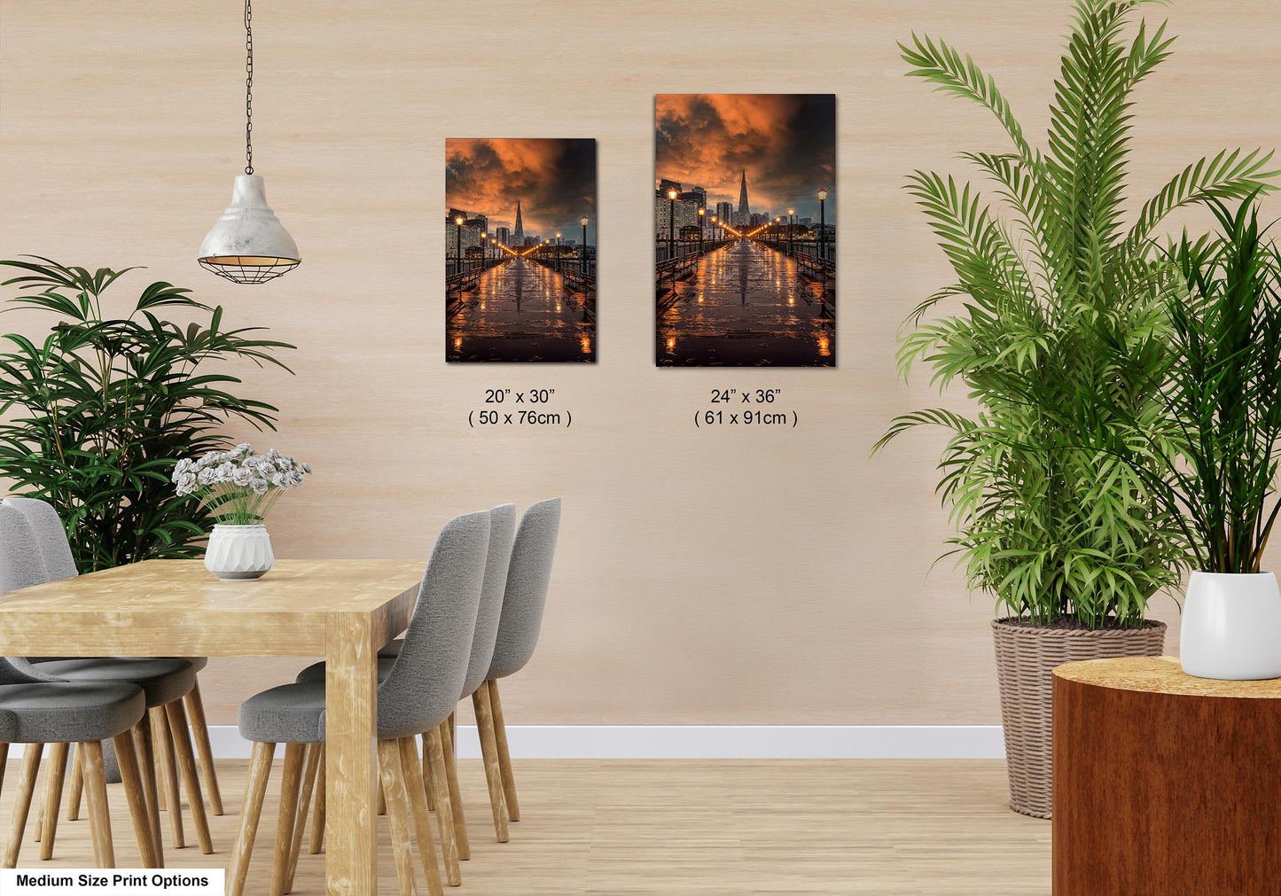 San Francisco Canvas Wall Art Photo Print Sunset Wall Decor Home Wall Decor Office Decor Skyline Wall Art