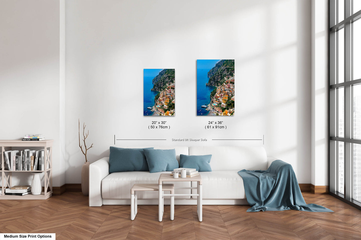 Positano Italy Canvas Print, Italy Photography, Amalfi Coast Photo, Photo Art, Positano Photography, Vertical Wall Art