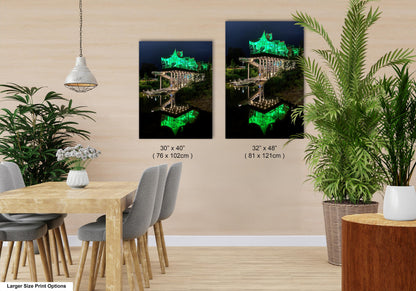 Tulsa Art Print, Tulsa Gathering Place, Tulsa Photo, Tulsa Art, Tulsa Wall Decor, Tulsa Oklahoma Art, Tulsa Print, Tulsa Night Photograph