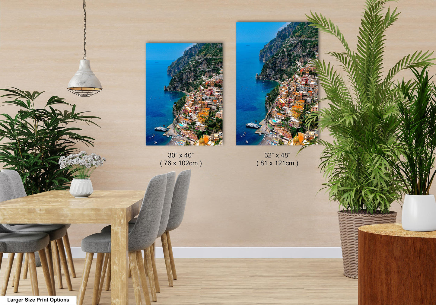 Positano Italy Canvas Print, Italy Photography, Amalfi Coast Photo, Photo Art, Positano Photography, Vertical Wall Art