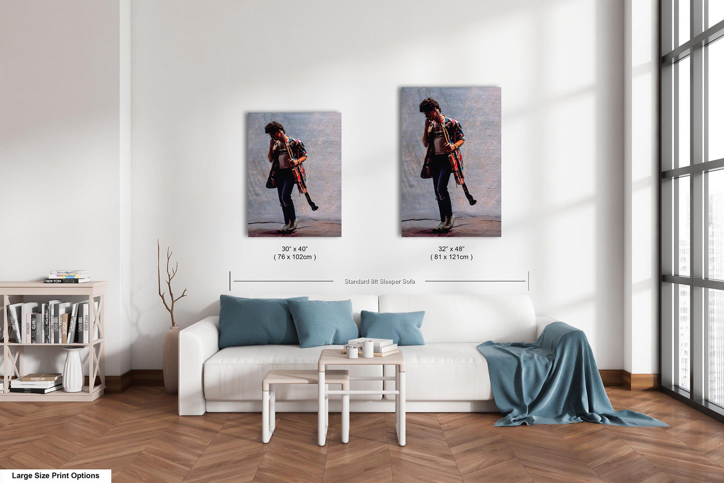 Eddie Van Halen Canvas Print | Rock 'n Roll Photo Art | Wall Art Photography | Van Halen Hanging Wall Art