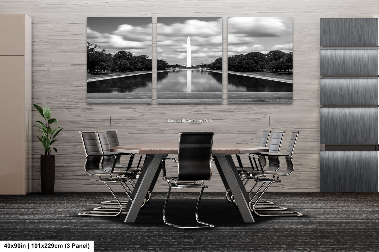 a dining room with a table and chairs