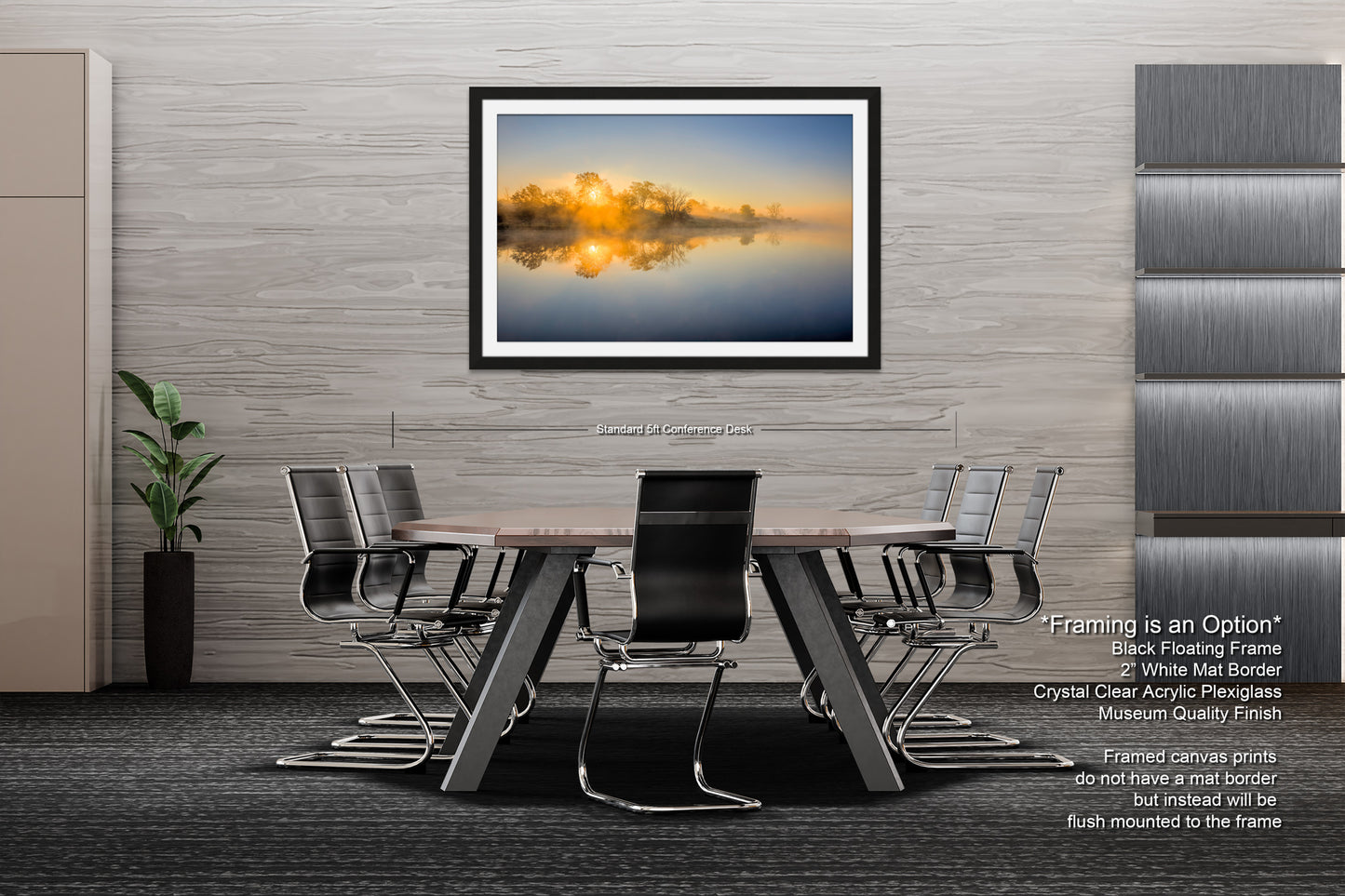 a picture of a dining room with a table and chairs