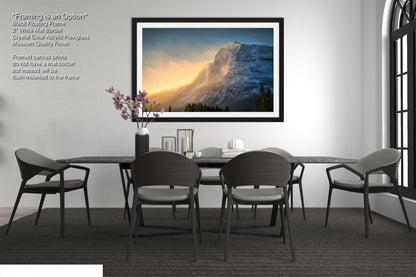 a picture of a dining room with a table and chairs