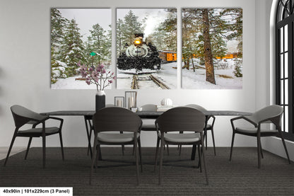 a dining room with a table and chairs