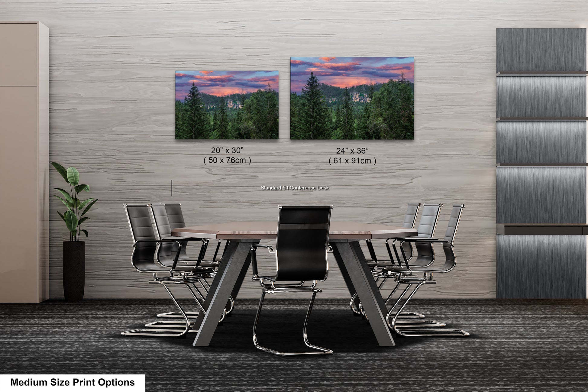 a dining room with a table and chairs