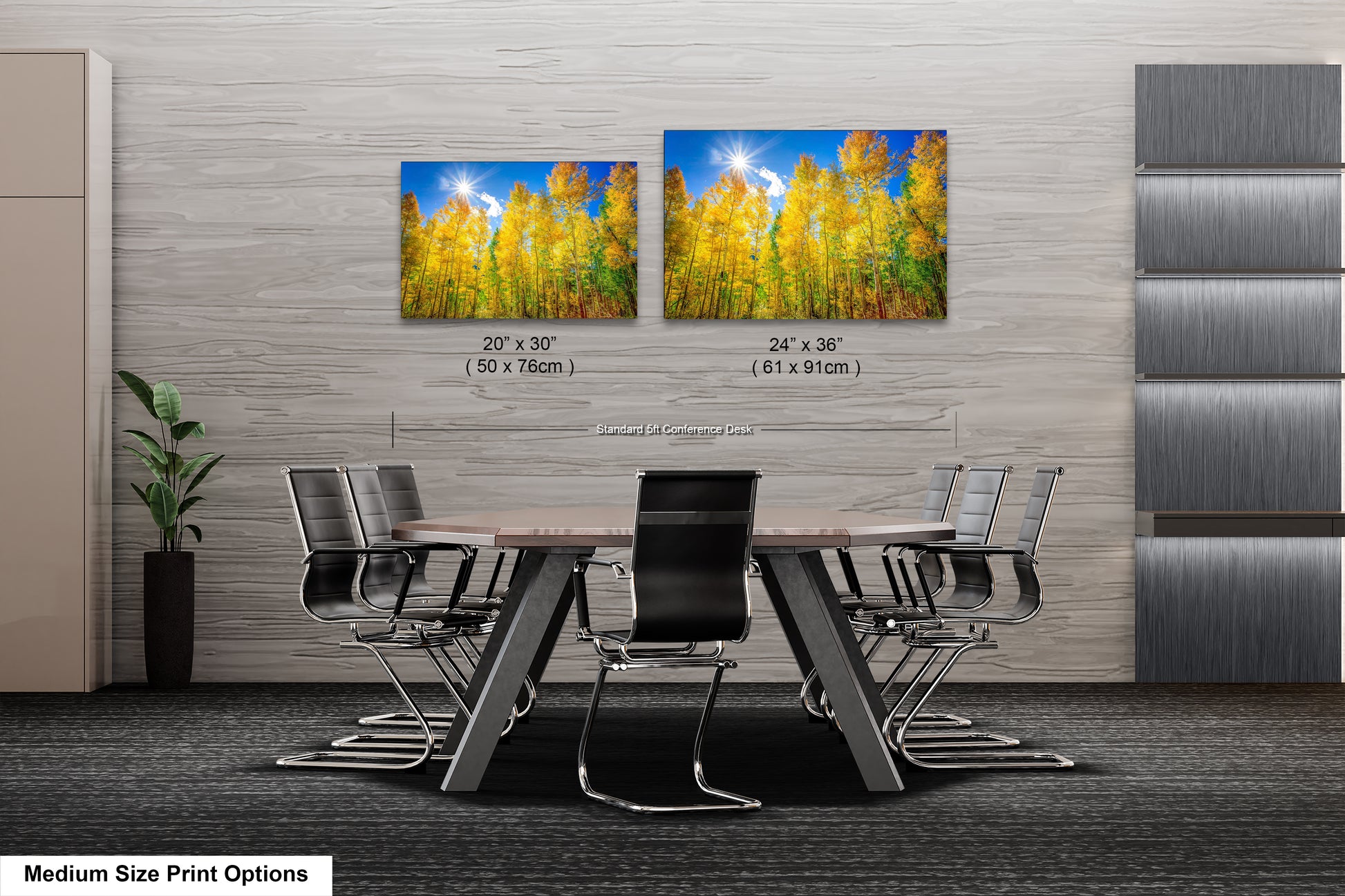 a dining room table with chairs next to a wall