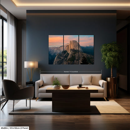a living room filled with furniture and a painting on the wall