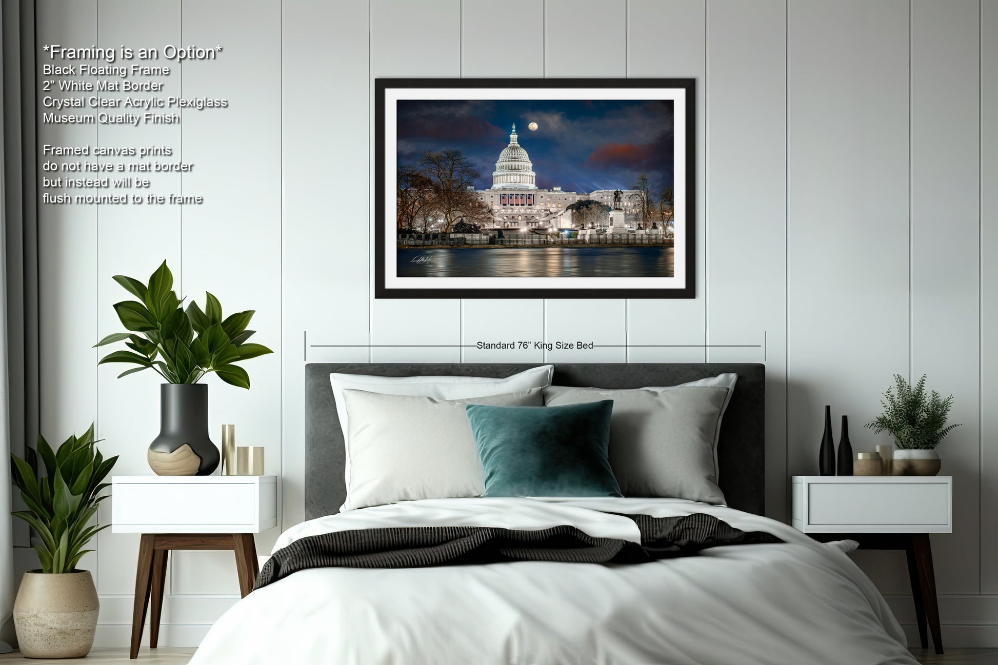 a picture of the capitol building taken from across the river