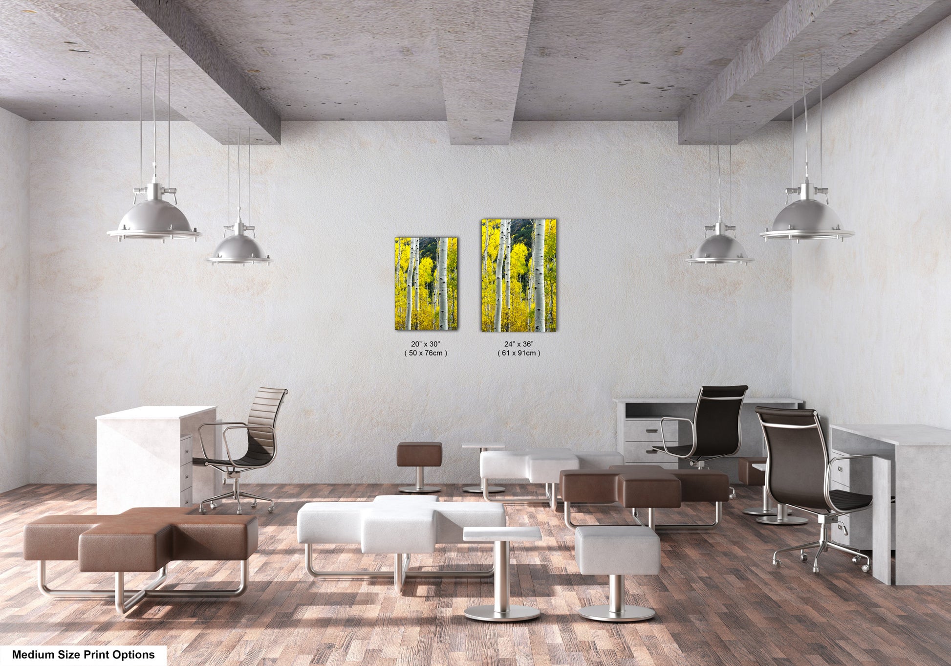 a room filled with lots of white furniture