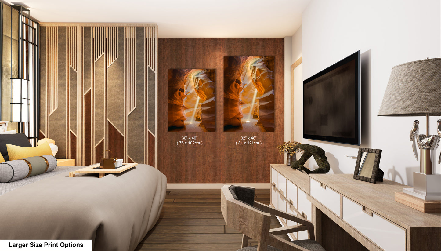 a bed room with a neatly made bed and a flat screen tv