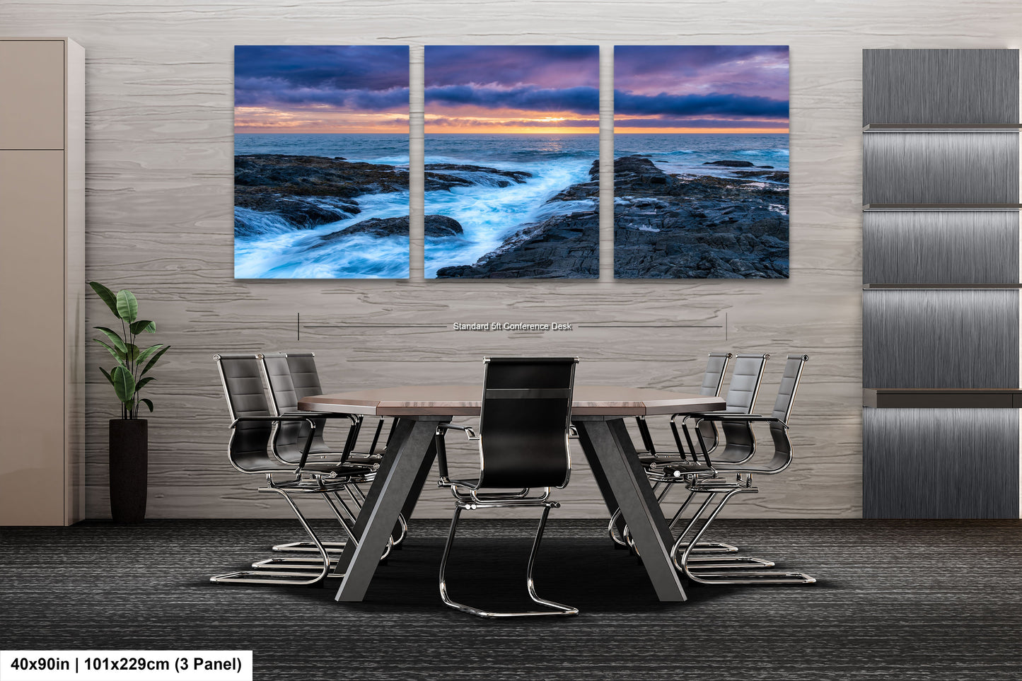 a dining room with a table and chairs