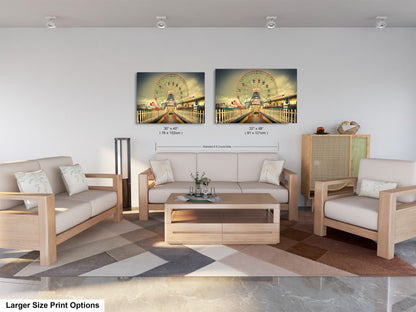 a living room filled with furniture and a painting on the wall