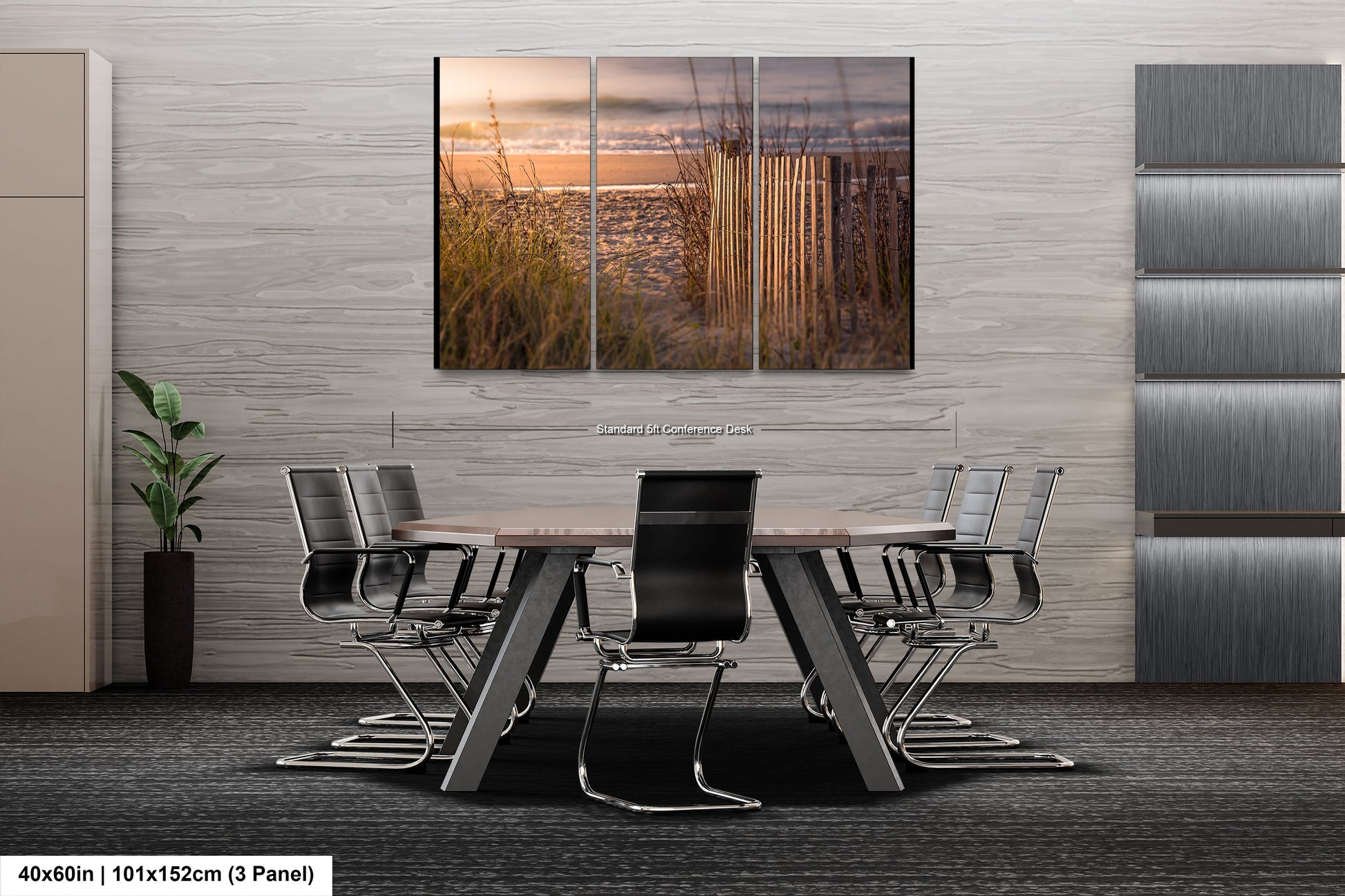 a dining room with a table and chairs