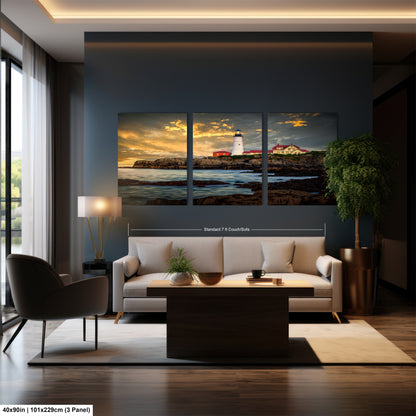 a living room filled with furniture and a painting on the wall