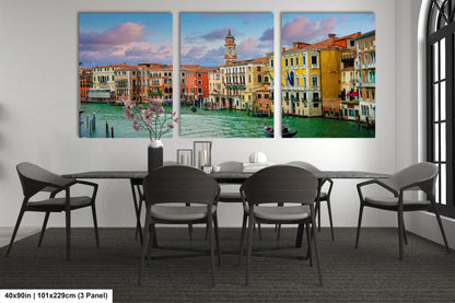 a dining room with a table and chairs