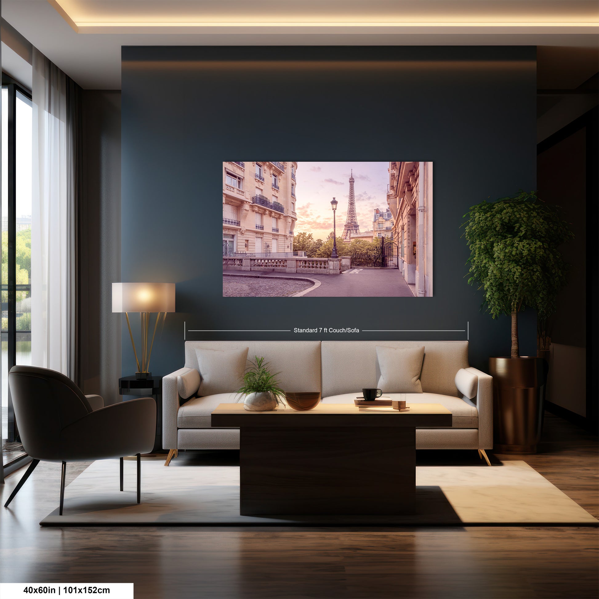 a living room filled with furniture and a flat screen tv