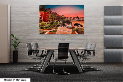 a dining room with a table and chairs