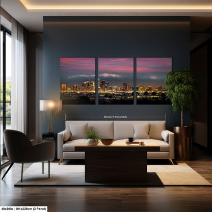a living room filled with furniture and a large window