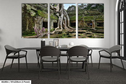 a dining room with a table and chairs